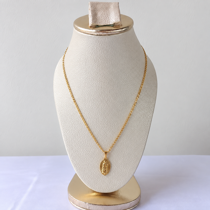 Cadena Cartier + Dije Virgen Guadalupe - Mujer